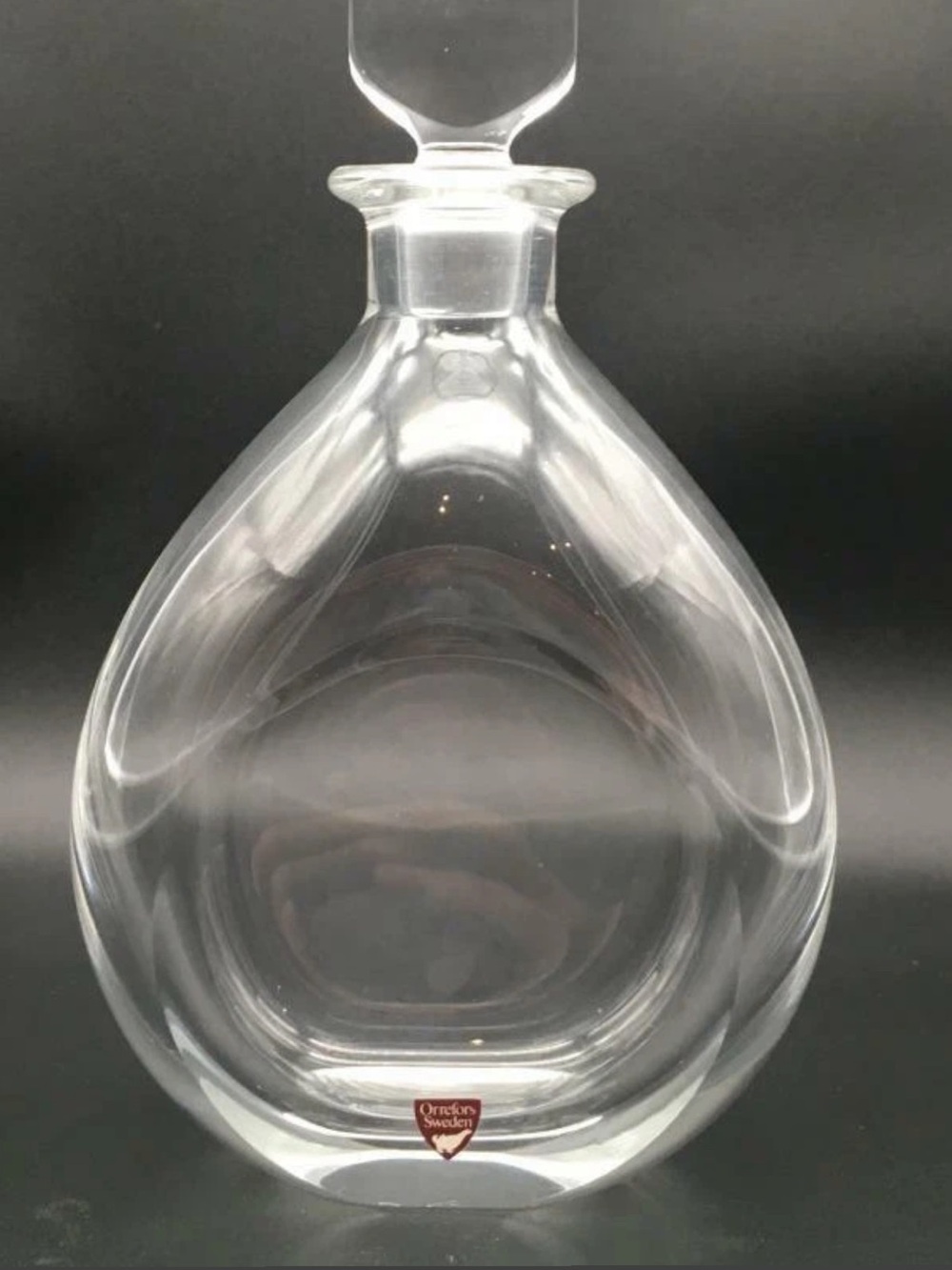 Clear Crystal Decanter - Clear Glass Bar Decanter - Picture 3 of 4